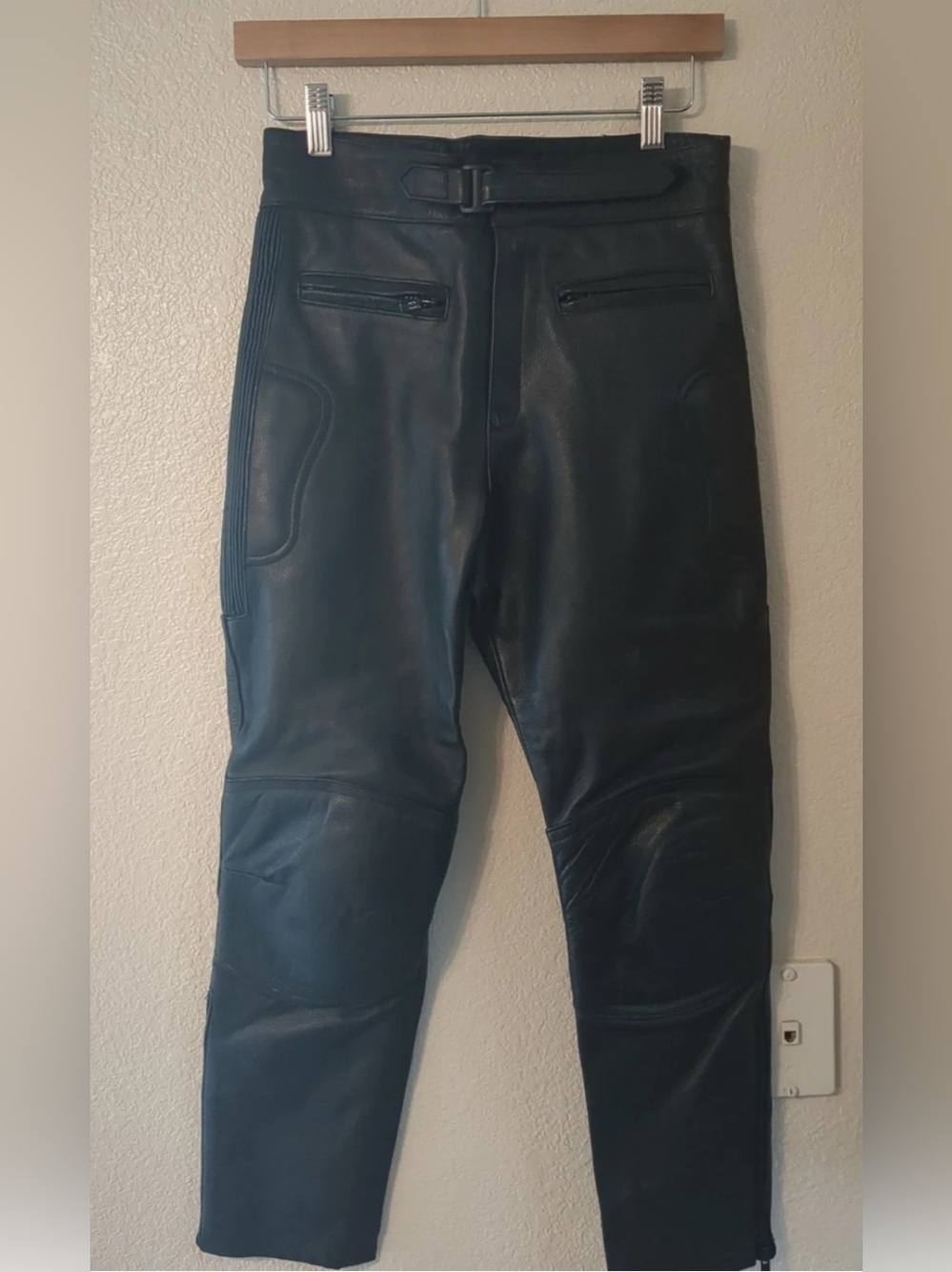 baby biker brand leather bike motorcycle pants large, kids riding pants kneepads